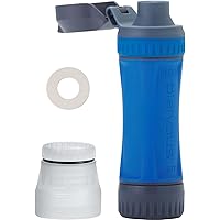 Platypus Quickdraw Ultralight Backpacking Water Filter, Blue