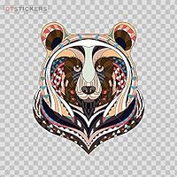 Stickers Sticker Traditional Colorful Bear Durable Boat 5 X 4.2 in.