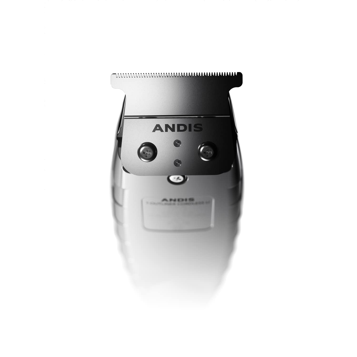 Andis 74055 Professional Corded/Cordless Hair & Beard Trimmer, T-Outliner Blade Trimmer, Zero Gapped, Close Cutting Carbon Steel T-Blade Trimmer, Grey
