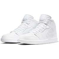 Nike Air Jordan 1 Mid Air Jordan 1 Mid Air Jordan 1 Mid White/Gym Red 554724-122 Nike Japan Genuine Product [Parallel Import], COLLEGE GREY/LIGHT BONE-WHITE