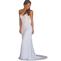 Chic Strapless Sweetheart Lace Mermaid Wedding Dresses with Appliques Bridal Gown