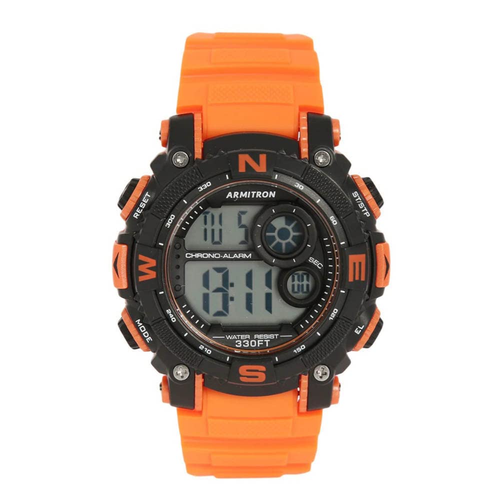 Armitron Sport Men's Digital Chronograph Resin Strap Watch, 40/8284