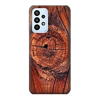 R0603 Wood Graphic Printed Case Cover for Samsung Galaxy A23