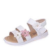 Toddler Girls Size 9 Sandals Baby Flower Kids Sandals Rubber Shoes Non-Slip Toddler Girls Slippers Size 8