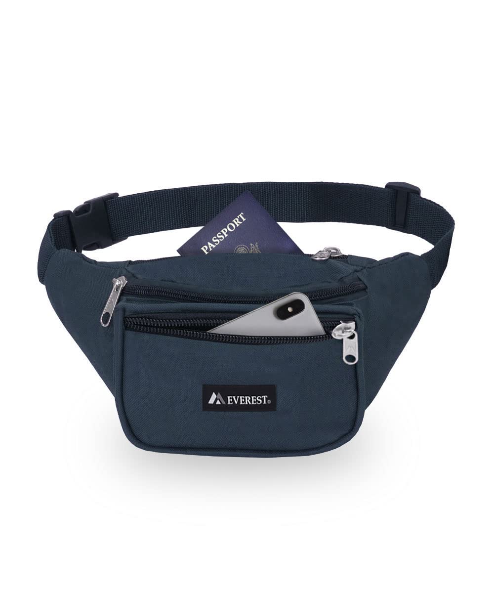 Everest Signature Waist Pack - Large, Navy, One Size