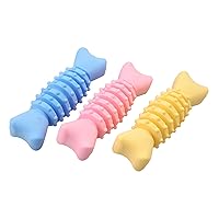 Pet Chew Toy Soft Teething Bone Dog Teeth Clean TPR Fishbones Toy Aggressive Chewers Dog Interactive Biting Chewing Toy Dog Care All Breeds of Dogs Toy