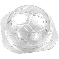 Super Soccer Silicone Mold, Gift for Boys Girls Football Mold Decorative CakeChocolate BombsCookieJellyBiscuitsSoap Mold DIY Sports Desserts Mold Kit, Silica Gel Molds (White),soccer ball chocolates