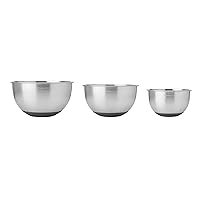 KitchenAid Stainless Steel Mixing Bowls, Set of 3