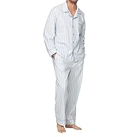 PajamaGram Pajamas For Men - Mens PJs Sets, Classic, 100% Cotton