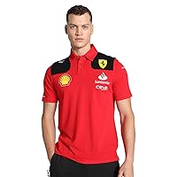 Scuderia Ferrari - 2023 Team Polo - Men - Red