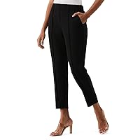 Rafaella Women's Easy Pull On Pants with Stretch Crepe Fabric (Sizes 4 Petite - 24 Plus)