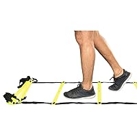 AMBER 30 Feet Speed and Agility Training Ladder for High-Intensity Training in Boxing, Soccer, Football, Lacrosse, and Ice Hockey - Improve Your Footwork and Coordination