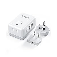 US to Japan Travel Adapter (X232A, 1 Pack) & Swappable Type I Plug Attachment Only (R-X232I, 1 Pack)