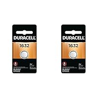 DURACELL Lithium Coin 1632, 0.0088184904873951035 Lb (Pack of 2)