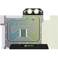 CORSAIR Hydro X Series XG5 RGB 3090 Ti Founders Edition GPU Water Block - For NVIDIA Geforce RTX 3090 Ti Founders Edition Graphics Cards - Clear