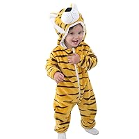 Toddler Infant Tiger Panda Animal Fancy Costume,Babys' Hooded Romper Jumpsuit.