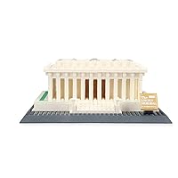 DAHONPA Lincoln Memorial Architecture Building Blocks Set 970+pcs - World Famous Architectural Model Toys Gifts for Kids and Adults.