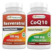 Resveratrol 500 mg & COQ10 100 mg