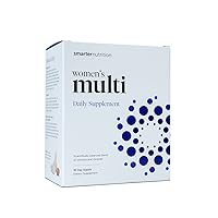 Smarter Nutrition Women's Multivitamin - Plant Based Vitamins & Minerals for Optimal Absorption - Vitamin A, Vitamin D3, Vitamin E, Calcium for Comprehensive Support (30 Servings)