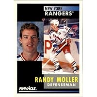 1991-92 Pinnacle #256 Randy Moller NHL Hockey Trading Card