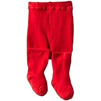 Jefferies Socks Baby-girls Infant Seamless Organic Cotton Tights