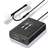 Dash Cam Power Adapter (10-Pin) for Dodge, Jeep, Ram, Chrysler and More, LED Display USB Power Source, Connects to Rearview Mirror, Fuse Protection, Easy to Install, 5V 12V Output, D3-012