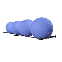 Yoga Ball Holder, Extra Large Wall Rack for Gym Garage Wall Storage,Suitable for Stability Ball/Theraband Ball/Stability Balls for Exercise/Barre Ball/Yoga Block