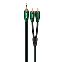 AudioQuest Evergreen, 3.5-Millimeter Male to RCA Male Cable, 3 Meters/9.84 Feet