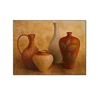 ESyem Kitchen Poster Art Pottery Kitchen Dining Room Decorative Wall Art Canvas Wall Art Prints for Wall Decor Room Decor Bedroom Decor Gifts Posters 24x32inch(60x80cm) Unframe-style