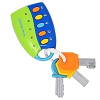 Smart Remote Car Key Toy, Fashion Music Smart Remote Car Key Toy Baby Toy Smart Remote Key Toy Analog Car Sound Effect Remote Control Without Battery Blue 1pc, Fashion Music Toy