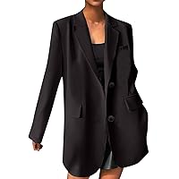 Blazers for Women Coat Fashion Solid Blazers Dress Work Office Casual Open Front Cardigan Long Sleeve Jackets Women