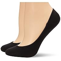 HUE Women's 2 Pair Pack Ultra Low Cut Liner Sock