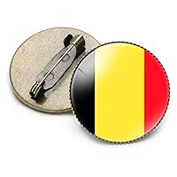 Belgium Flag Brooch - Belgium Flag Pin Lapel Badge Pin Button Brooch For Suit Tie Hat Women Men,Novelty Jewelry Brooch For Patriot Clothing Bag Accessories