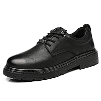 Men's Leather Oxford Dress Shoes, Lace-Up Style, Office or Casual Wear