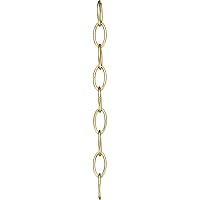Progress Lighting Accessory Chain - 10' of 9 Gauge Chain in Vintage Gold