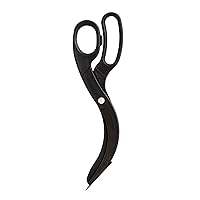 Cousin Gilda's Pizza Chef's Scissors, Scratch-Free Nylon, Black