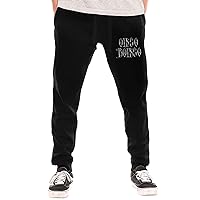 Oingo Boingo Logo Long Sweatpants Man's Casual Fashion Sport Long Pants Drawstring Trousers with Pockets