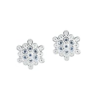 Natural Blue Diamond Stud Earring In 925 Sterling Silver, 925 Stamp Jewelry For Her | Gifts For Women And Girls
