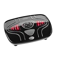 Homedics Vibration Foot Massager – Heated Portable Foot Massager Machine, Soothing Heat with Multi-Point Sensations and Toe-Touch Control