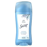 Secret Anti-Perspirant Deodorant Invisible Solid Unscented 2.60 oz (Pack of 4)