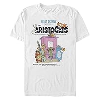 Disney Aristocats Classic Poster Men's Tops Short Sleeve Tee Shirt