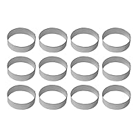1 Dozen/12 Count Circle Round 3 Inch Cookie Cutters from The Cookie Cutter Shop – Tin Plated Steel Cookie Cutters