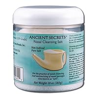 Ancient Secrets Nasal Cleansing Pot Salt, 10 OZ