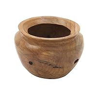Deco 79 Teak Wood Handmade Live Edge Free Form Decorative Bowl, 9