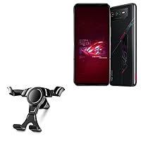 Car Mount Compatible with ASUS ROG Phone 6 - X-Switch Car Mount, Air Vent Mounted Car Mount Simple Minimal - Jet Black