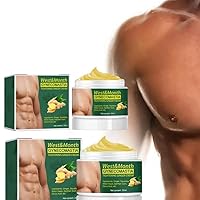 30ml Gynecomastia Tightening Ginger Cream， Breast Firming Massage Cream, Chest Body Muscle Shaping Creams，Effectively Shrinks Men Chest，Hot Cream for Cellulite Remover (2pcs)