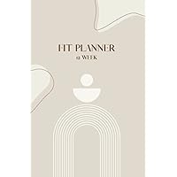 Cute Aesthetic Neutral Boho Minimal Daily Weight Loss Food and Workout Journal for Women, Fitness Diet and Exercise Planner, Progress Tracker Log Book, Motivational Program for Home and Gym