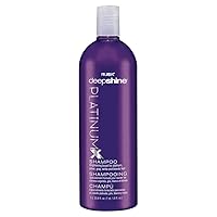 RUSK Deepshine PlatinumX Shampoo, 33.8 Oz, Gentle Cleansing Shampoo, Brightening Boost for Platinum, Silver, Gray, White, and Blonde Hair, Removes Yellows to Brighten Hair