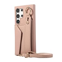 Crossbody Leather Phone Case for Samsung Galaxy S23 FE S24 S22 Ultra Plus A13 A53 A54 A14 A24 A34 Wallet with Card Cover,Pink, for Galaxy A53