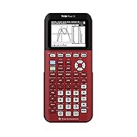 TI-84 Plus CE Color Graphing Calculator, Red